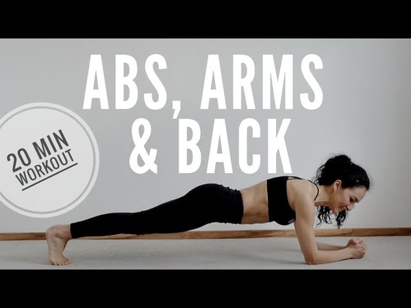 UPPER BODY, 20 MIN WORKOUT + Warm Up and Cool