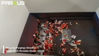 PP Lump/Purgings Shredder/Lump Shredder/PP PE Shredder/PP Lump Single Shaft Shredder