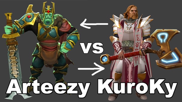Arteezy was Left Kuro Ky was Right Summit 4 Dota