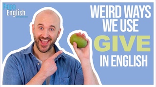 The WEIRD ways we use “GIVE“ in English! - English grammar lesson (With PDF worksheet!)