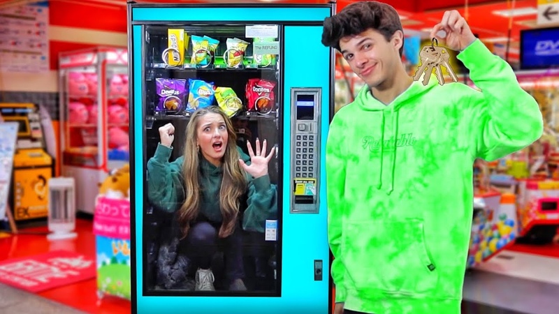 OVERNIGHT IN A VENDING