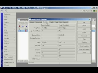Простое ограничение скорости 1 (Simple Queues) микротик