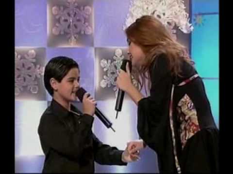 Abraham Mateo (10 años) y Melody LA FUERZA DE MI