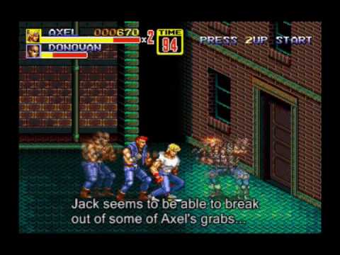 Bare Knuckle II Beta Playthrough A Look at Beta Axel