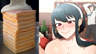 Yor forger Cheese Slap Meme
