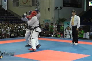 17 Shane O'Rourke (Eng) vs. Fernando Marin (Arg) Sparring 85 kgs Senior