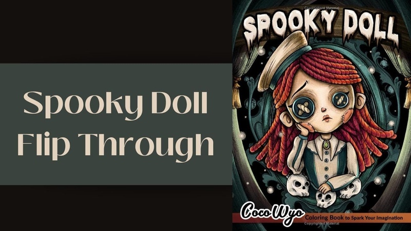 Spooky Doll Coloring Book by Coco