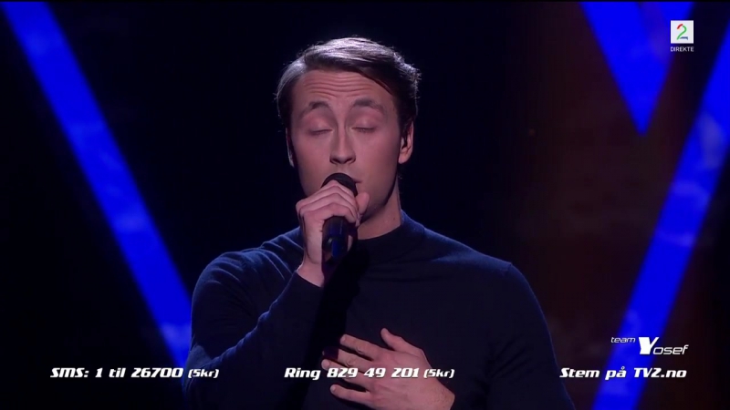 August Dahl All I Want ( The Voice Norge 2017)прямой эфир 1.