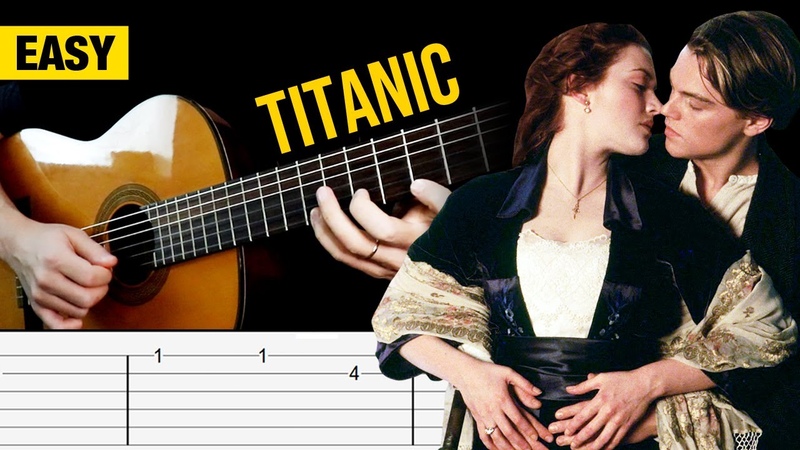 MY HEART WILL GO ON ( Céline Dion) Easy Guitar Tabs Tutorial, Titanic