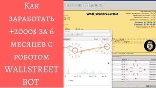 Как заработать +2000$ за 6 месяцев с роботом WALLSTREETBOT
