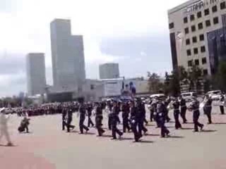 ВОС ВС РК Центральный военный оркестр МО РК(GANGNAM STYLE)