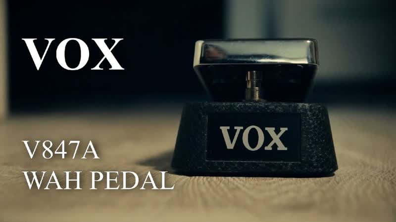 Vox V847 A Wah Pedal, Jimi Hendrix, Isaac Hayes, Led Zeppelin, Black