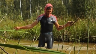 Bathing with leeches. :-) / Купание с пиявками. :-)