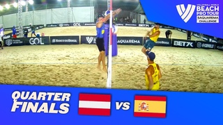 Ermacora/Waller vs. Herrera/Gavira - Quarter Finals Highlights Saquarema 2024 #BeachProTour