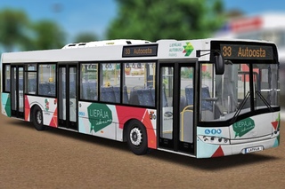 ОЧЕНЬ ЗАПУТАННЫЙ МАРШРУТ! ЛИЕПАЯ, SOLARIS URBINO 12 - OMSI 2