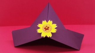 Easy Origami Hat | Paper Hat Making Easy Tutorial | Christmas Decoration Ideas | DIY Paper Crafts