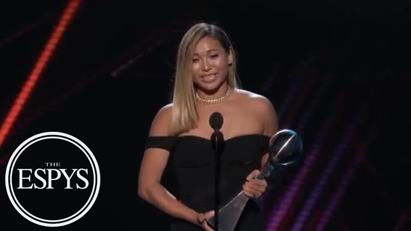 Chloe Kim wins Best Female Athlete award, 2018 ESPYS,