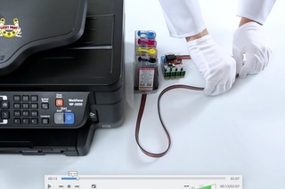 Установка СНПЧ на Epson Workforce WF-2650