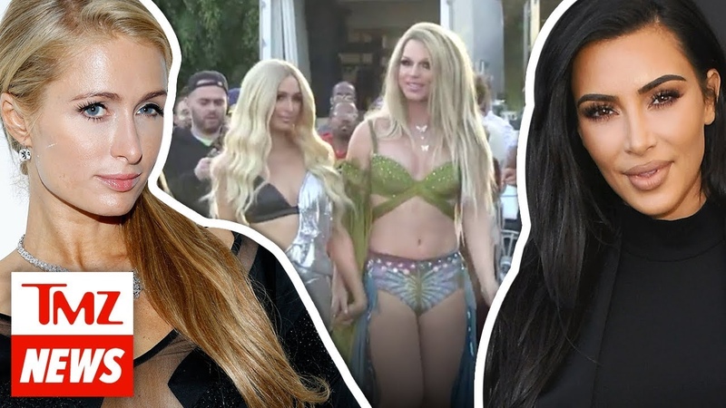 Former BFF Kim Kardashian On Set for Paris Hiltons New Music Vid, TMZ NEWSROOM