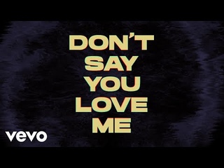 LIZOT x OBS - Don't Say You Love Me (Lyric Video)