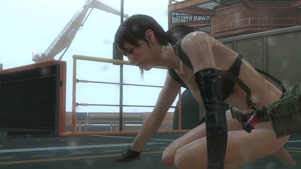 MGSV Quiet Big Boss Rain