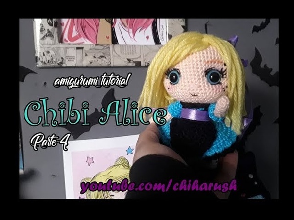 Chibi Alice Amigurumi Tutorial ( Parte 4), Chiharu