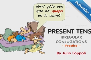SPANISH GRAMMAR: Present Indicative - Irregular Verbs: Presentation - [2/2]