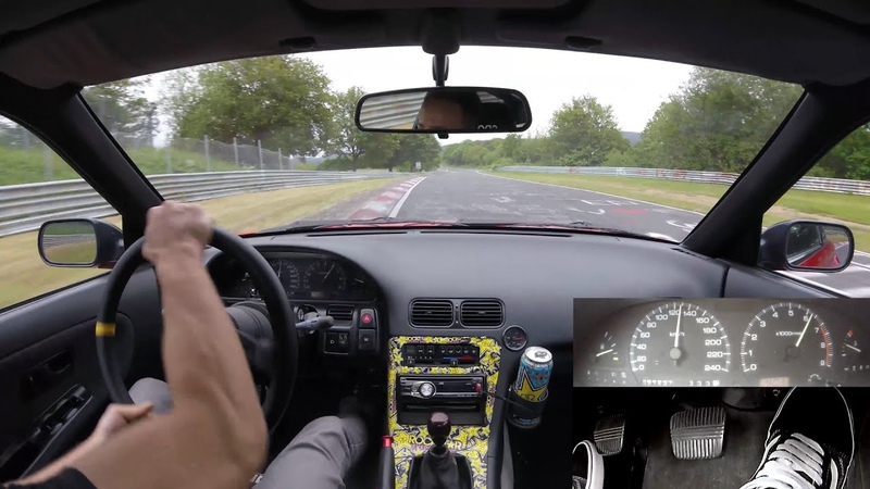 Nürburgring Nordschleife with tail happy Nissan 200 SX S13 CA18 DET 日産 ニュルブルク 4