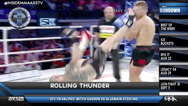 A Slam, A Spinning Back Kick, and Some Rolling Thunder in Inside MMAs Best of the Week a slam, a spinning