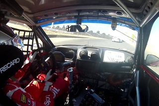 Race 1 (USA), Rolling start and first laps with