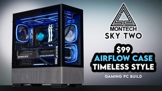 Style & Airflow under $100! | Montech Sky Two Gaming PC Build | RTX 4090 ROG Strix, Ryzen 9 7950x