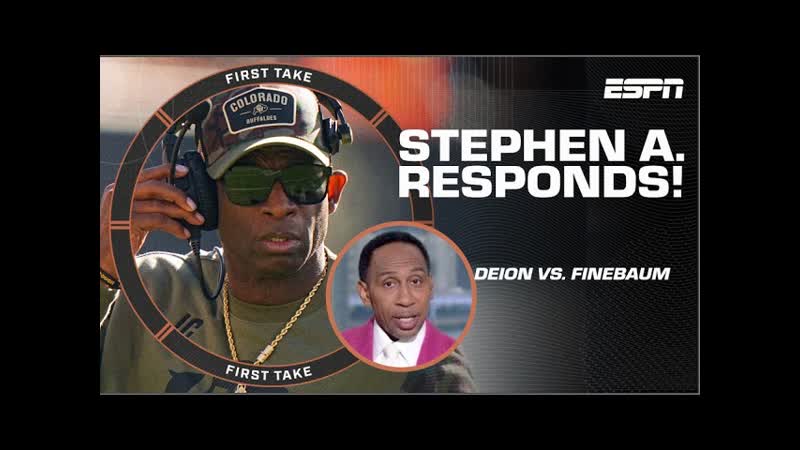 Stephen A. COMES TO THE DEFENSE of Paul Finebaum over Deion Sanders comments , First
