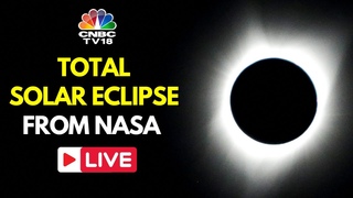 NASA LIVE: Total Solar Eclipse 2024 LIVE in US, Canada, Mexico | Solar Eclipse Live Today | IN18L