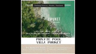 Private pool villa Phuket Thailand PS Realty Asia