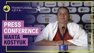 Press conference - Marta Kostyuk/