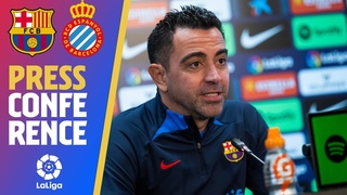 LIVESTREAM: XAVI PRESS CONFERENCE (BARA - ESPANYOL)