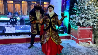 Russian Fairy Tale. New Year’s atmosphere and Folk Festivities. Moscow Walk