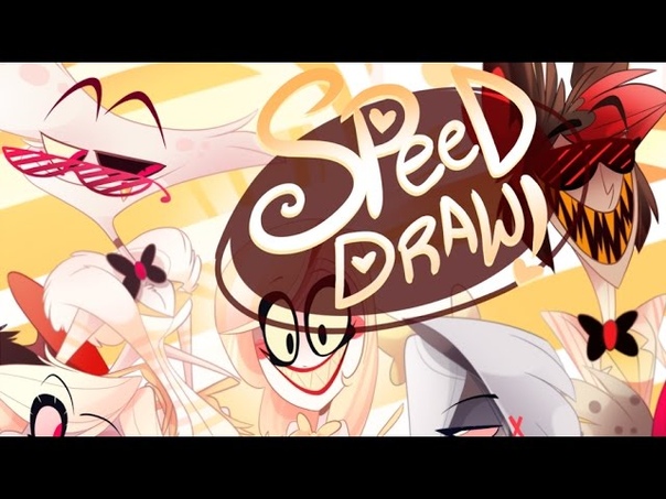 SPEED DRAW Friends R Family ( Hazbin Hotel)