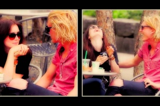 :: Lily Collins & Jamie Campbell Bower :: Happy In Your Hands ::