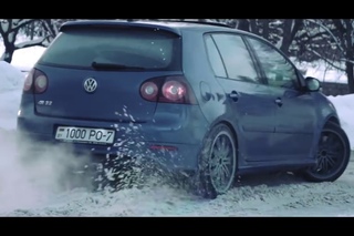 VW Golf R32: Синяя пуля