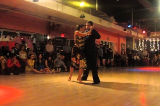 Virginia Pandolfi and Ney Melo perform (3/4) at Milonga Roko in NYC