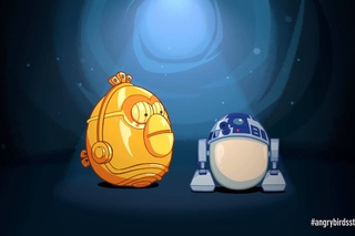 Angry Birds Star Wars: R2-D2 & C-3PO - exclusive gameplay