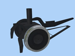 S160 Pilot Wheel Front (m)