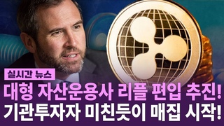 리플 코인 고래 매집 START 리플 완벽 매수 타이밍 확실하게 알려드립니다