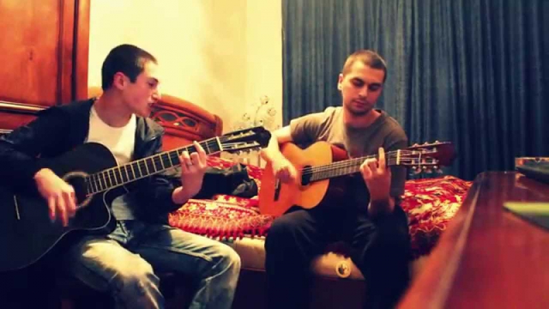 Improvization guitar, Gitaraze dakvra, Игра на Гитаре, Nika Pkhaladze, Beso Rostiasvhili,