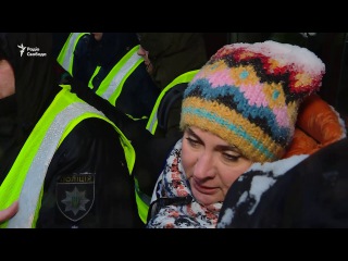 Протестувальники вимагали звільнення Саакашвілі та відставки Луценка