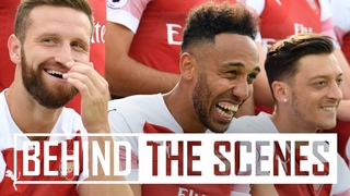 Behind the scenes at Arsenal’s 2018/19 photocall