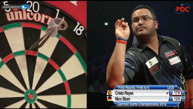 2018 German Darts Championship Round 1 Reyes vs