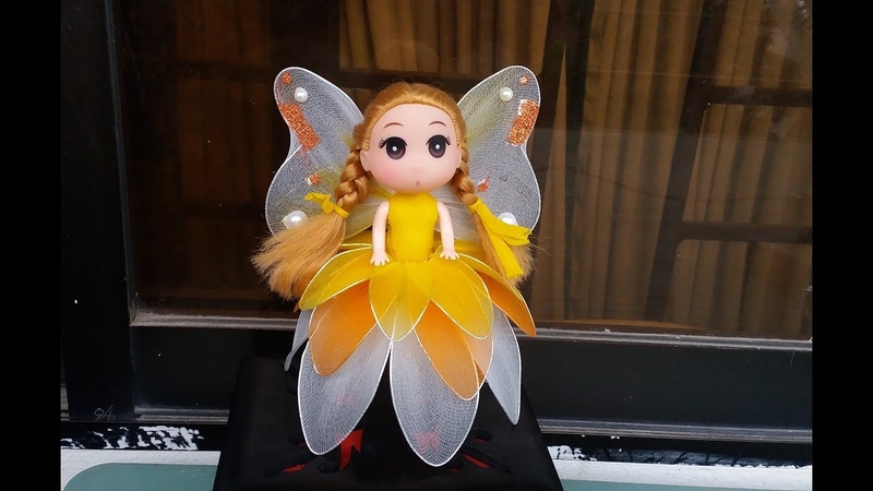 How to dress a doll with nylon stocking By Tuber