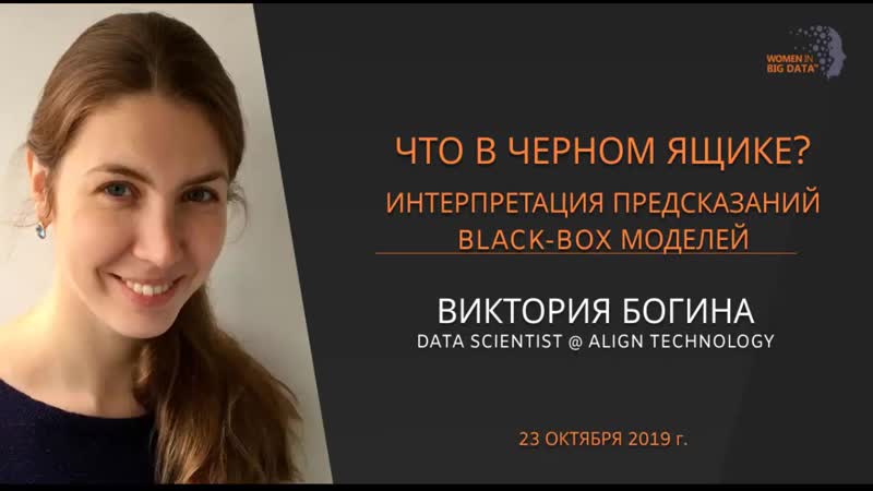 Что в черном ящике Интерпретация предсказаний black box